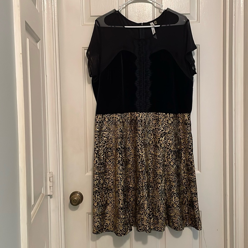 NY Collection NWT Velvet Dress